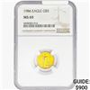 Image 1 : 1986 1/10oz $5 AGE NGC MS69