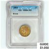 Image 1 : 1864 Indian Head Cent ICG MS64 RD Bronze
