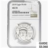 Image 1 : 2019 1oz. Platinum $100 Eagle NGC MS70