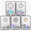 Image 2 : 1955 [5] US Varied Coinage NGC PF67-69