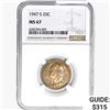 Image 1 : 1947-S Washington Silver Quarter NGC MS67