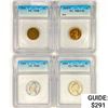 Image 1 : [4] US Varied Coinage ICG  1904-1954