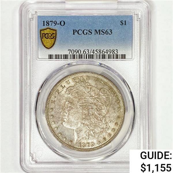 1879-O Morgan Silver Dollar PCGS MS63