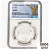 Image 1 : 1994Mo 1oz. Silver Mexicanos Onza NGC MS68