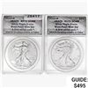 Image 1 : [2] 2013-W Silver Eagle ANACS RP/EU70 DCAM, FS