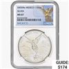 Image 1 : 2005Mo 1oz. Silver Mexicanos Onza NGC MS67