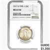 Image 1 : 1917-D Standing Liberty Quarter NGC MS63 FH Type 1