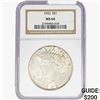 Image 1 : 1922 Silver Peace Dollar NGC MS64