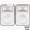 Image 1 : [2]2006 Silver Eagle NGC MS69