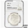 Image 1 : 1885 Morgan Silver Dollar NGC MS64