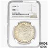 Image 1 : 1904 Morgan Silver Dollar NGC MS61