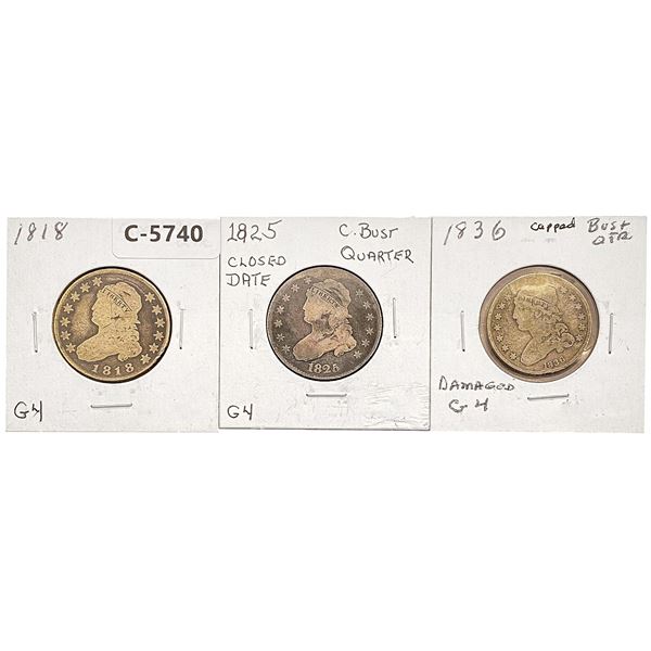 [3] 1818-1836 Capped Bust Quarter G4