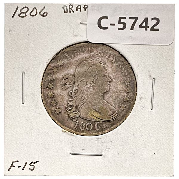 1806 Draped Bust Quarter F15