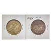 Image 2 : [2] 1839&1844 Seated Liberty Half Dollar