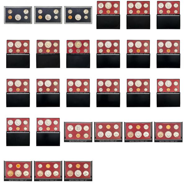 [46] 1972-1987 U.S. Mint Proof Sets W/O '78-'80,'86