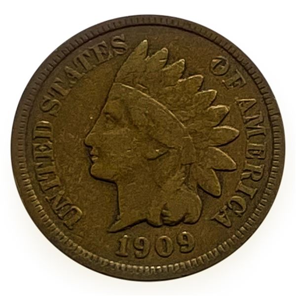 1909 S Indian Head Cent
