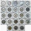 Image 1 : [23] 1935-1963 Washington Quarter 25c Lot