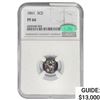 Image 1 : 1861 CAC Silver Three Cent NGC PF66