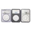 Image 2 : [3] 2014&2017 Assorted 1oz Silver Commem. $1 NGC/PCGS