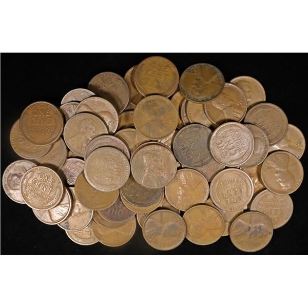 (62) "D" & "S" MINT WHEAT CENTS FROM THE 20s