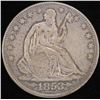 Image 1 : 1853 SEATED LIBERTY HALF DOLLAR AU