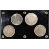 Image 2 : US SILVER DOLLARS 4-COIN SET IN CAPITAL HOLDER