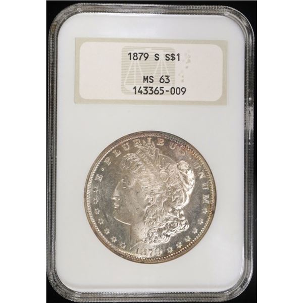 1879-S MORGAN DOLLAR NGC MS63