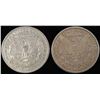 Image 2 : 1880 (CLEANED) & 1880-S MORGAN DOLLARS XF