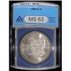 Image 1 : 1884-O MORGAN DOLLAR ANACS MS63