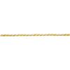 Image 4 : Unoaerre Italian 14k TT Gold 6.75 1.8mm Textured Flat Link Stackable Bracelet