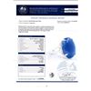Image 4 : 11.27 ctw Blue BURMESE Sapphire and 0.15 ctw Diamond Platinum Ring
