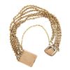Image 5 : Antique Victorian 10k Gold 6 Strand Gate Link w/ Bloodstone & Gold Lion Bracelet