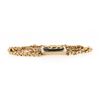 Image 6 : Antique Victorian 10k Gold 6 Strand Gate Link w/ Bloodstone & Gold Lion Bracelet
