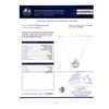 Image 4 : 1.00 ctw H COLOR SI3 CLARITY Diamond Platinum Pendant