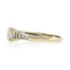 Image 6 : Vintage 14k Gold.70 ctw Old European Diamond Solitaire w/ Accents Engagement Rin