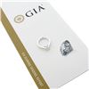 Image 1 : NEW 14k White Gold 1.12 ctw GIA Princess Cut Diamond Solitaire Engagement Ring