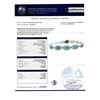 Image 4 : 6.93 ctw Emerald and 1.45 ctw Diamond 18K White Gold Bracelet