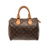 Image 1 : Louis Vuitton Brown Monogram Speedy 25 Satchel Bag