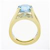 Image 8 : Vintage 18k TT Gold GIA FINE Round Brilliant Zircon Solitaire Pave Diamond Ring