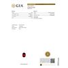 Image 4 : 1.02 ctw UNHEATED Ruby and 0.79 ctw Diamond 18K White Gold Ring (GIA CERTIFIED)