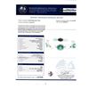 Image 4 : 11.83 ctw Emerald and 1.82 ctw Diamond 14K White and Yellow Gold Bracelet