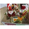 Image 1 : UNCLAIMED STORAGE:  FLAT C/W ASSORTED CHRISTMAS ORNAMENTS