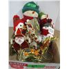 Image 3 : UNCLAIMED STORAGE:  FLAT C/W ASSORTED CHRISTMAS ORNAMENTS