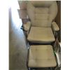 Image 1 : ESTATE:  ROCKING CHAIR C/W FOOT STOOL