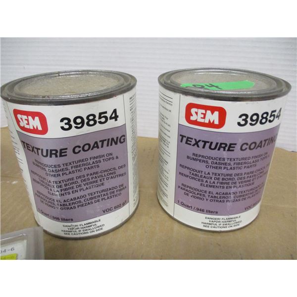 2 CANS OF COATING & ROLLERS