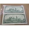 Image 2 : 1967 CANADA CENTENNIAL DOLLAR BILLS (WITH SERIAL NUMBER & WITHOUT SERIAL NUMBER)