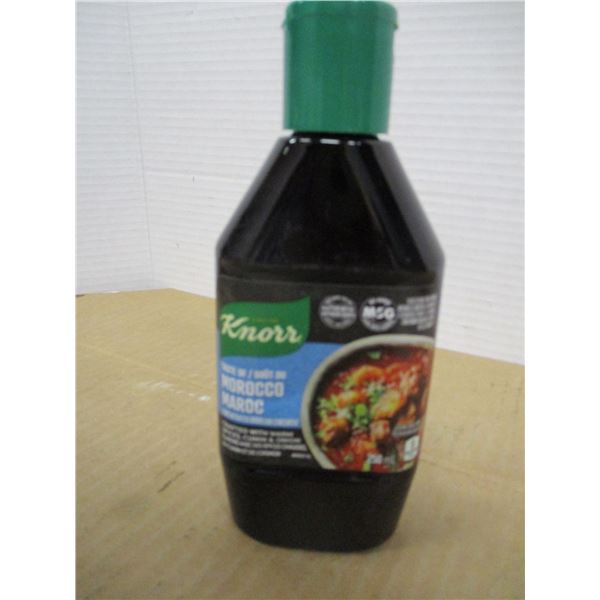 SHELF PULLS (AS IS):  KNORR MOROCCO SAUCE (250ML) - BOTTLE