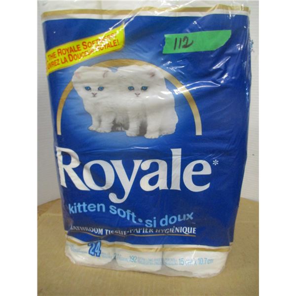 ROYALE TOILET PAPER (24 ROLLS)
