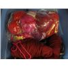 Image 1 : TOTE OF YARN & MATERIAL
