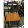 Image 2 : ESTATE:  2 WOOD CHAIRS